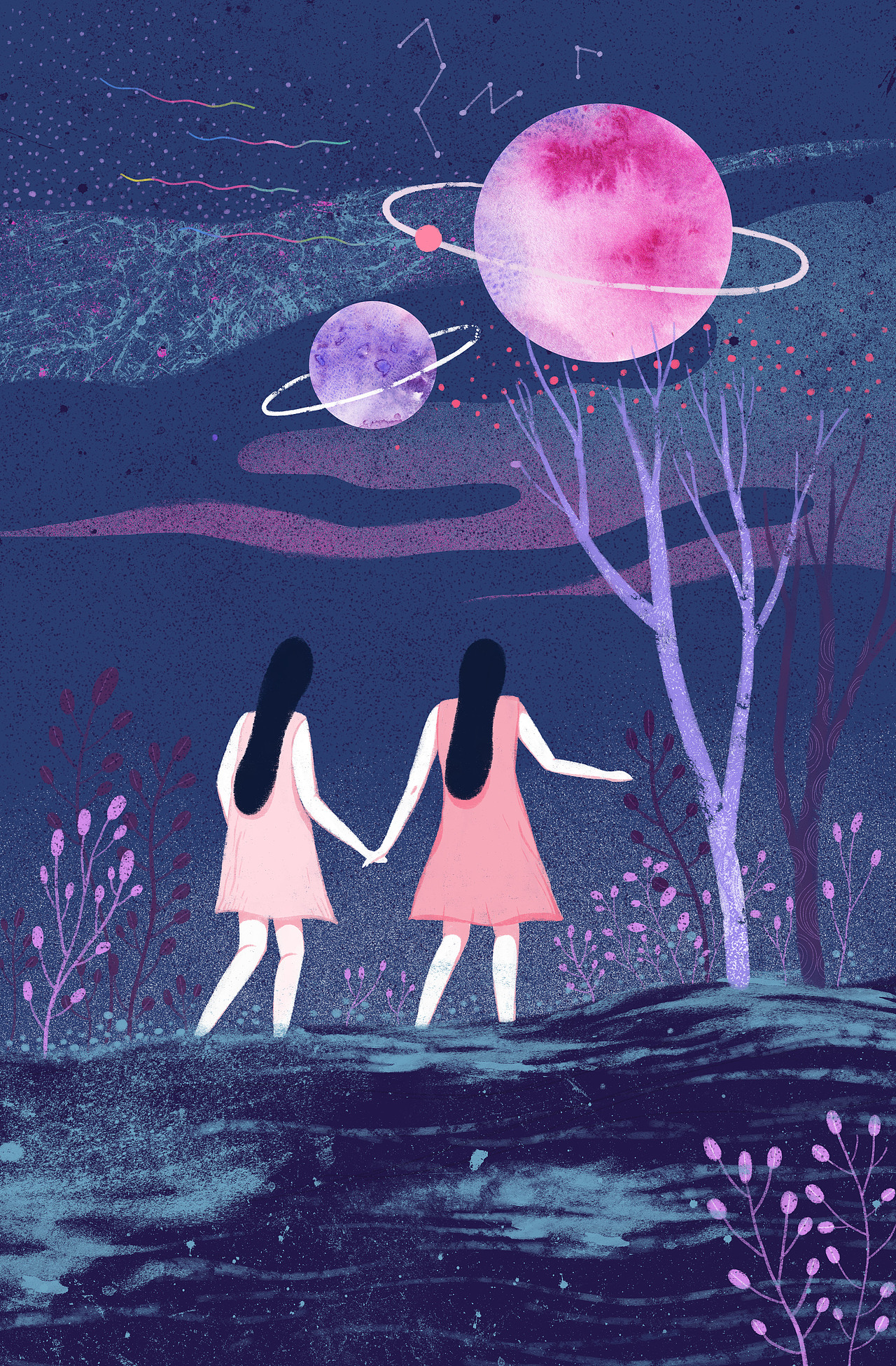 插画合集《去远方》（图ZODU1NDM0ODA=） - 创作习作 - 站酷设计师苏寒原创素材 - 站酷ZCOOL