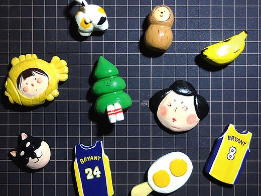 手作  | 石塑黏土冰箱贴，技能Get!