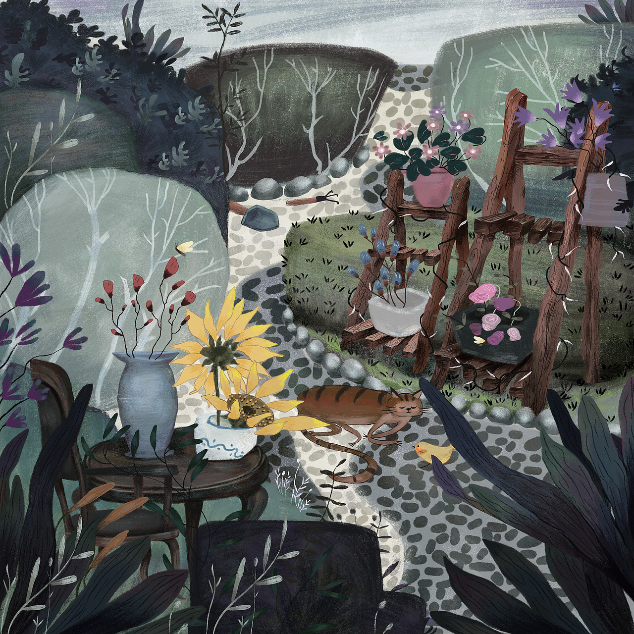 神秘的礼物（图ZMjk3NjA2MjI0） - 儿童插画 - 站酷设计师嗨放轻松原创素材 - 站酷ZCOOL