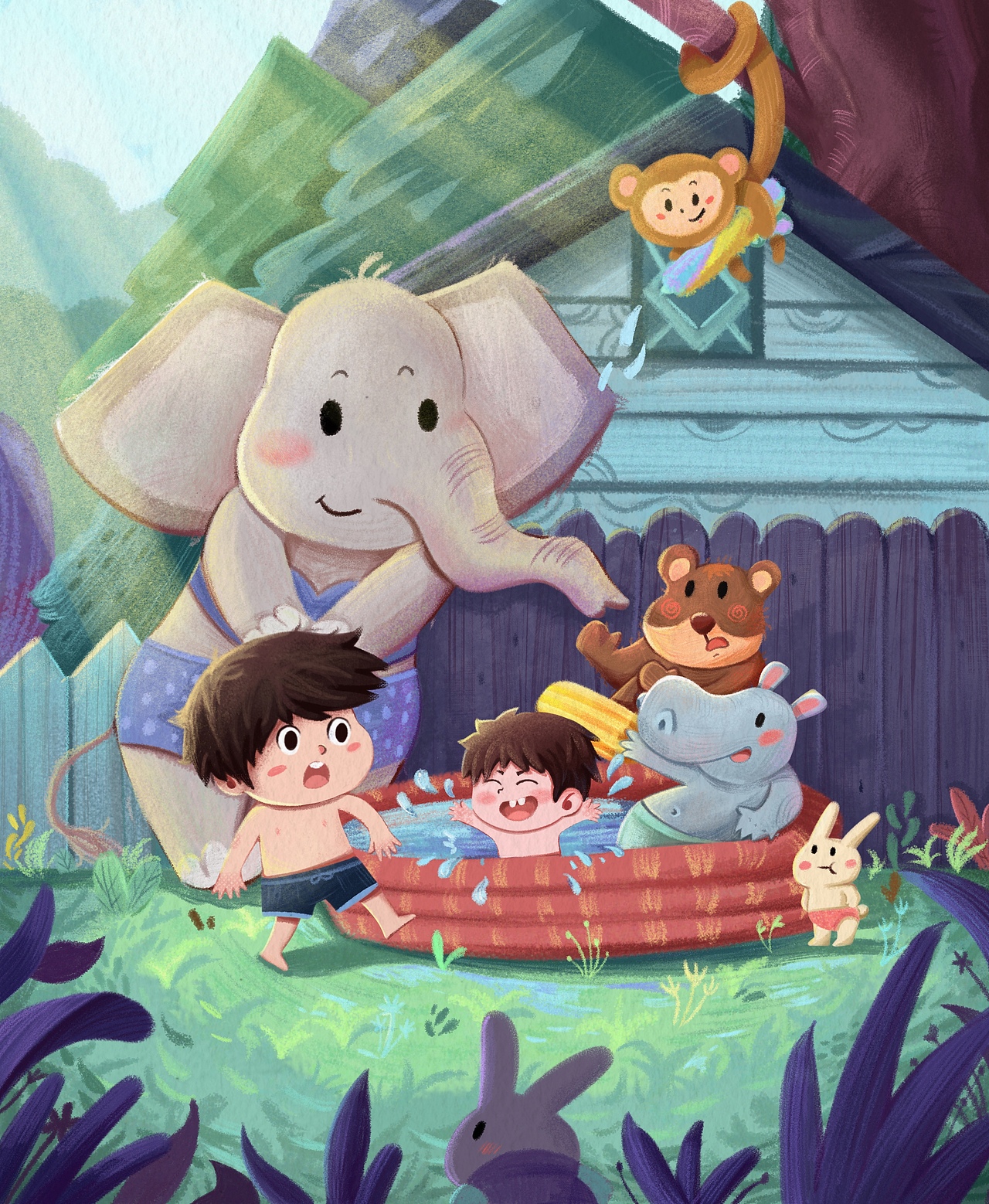 2022个人插画年度总结（图ZMzI4MjI1MDU2） - 儿童插画 - 站酷设计师朱小骞art原创素材 - 站酷ZCOOL