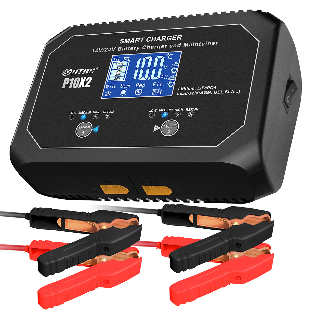 P10X2 smart battery charger