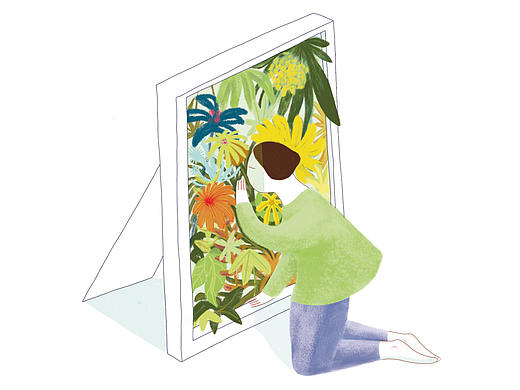 少女的一百天（个人主页-ZNTUzNDQ3MjQ=） - 绘本 - 站酷设计师木格儿muge原创素材 - 站酷ZCOOL