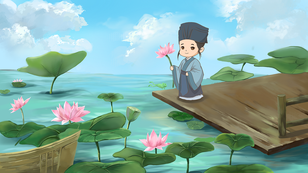 古风cg濂溪书院周敦颐（图ZMjIwNTczNDQ0） - 商业插画 - 站酷设计师童书绘本出版原创素材 - 站酷ZCOOL