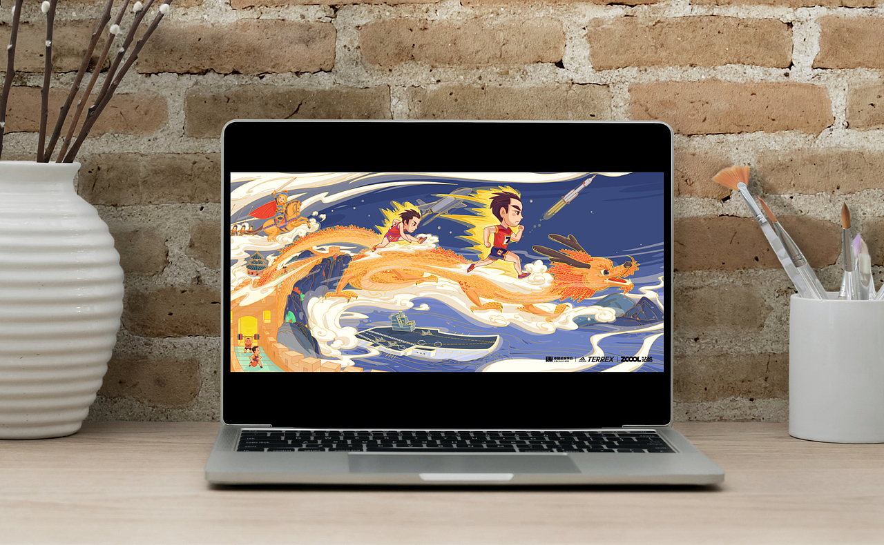 中国长城体育运动（图ZMjc2Njk3Mzk2） - 图案 - 站酷设计师吴雄华123原创素材 - 站酷ZCOOL