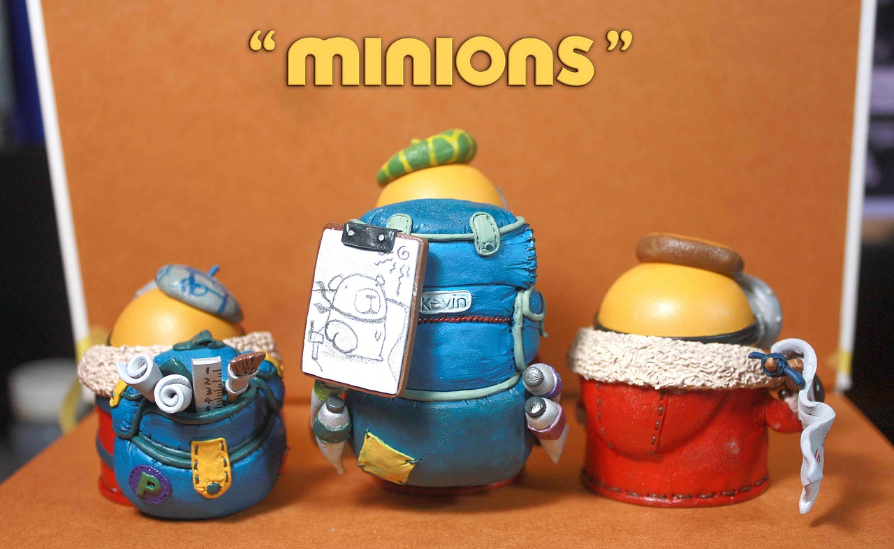 PTF-minions 小黄人手办过程分享（图ZMzM5NDAwMzI=） - 手办/模玩 - 站酷设计师熊屁屁原创素材 - 站酷ZCOOL