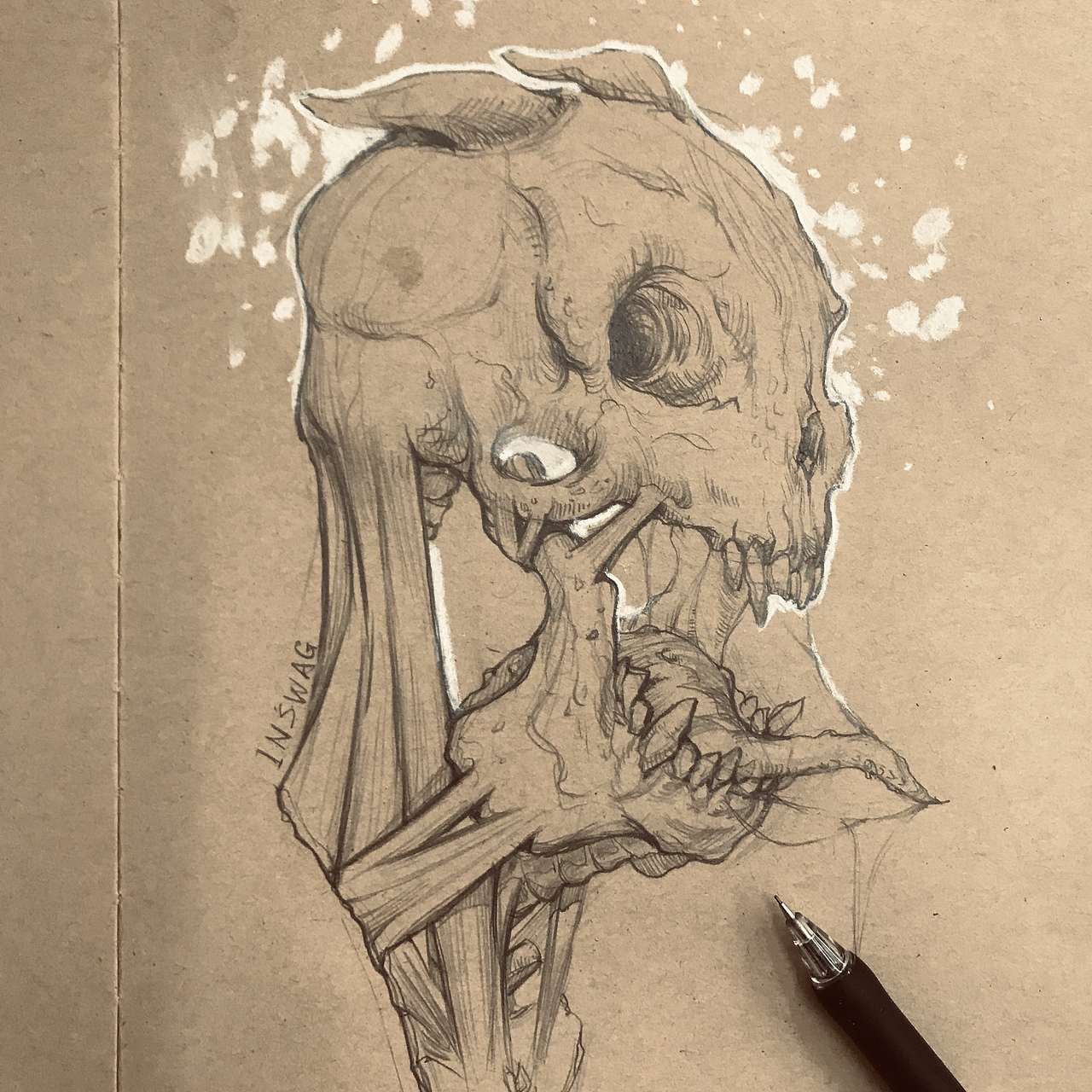 咸鱼的平常手绘