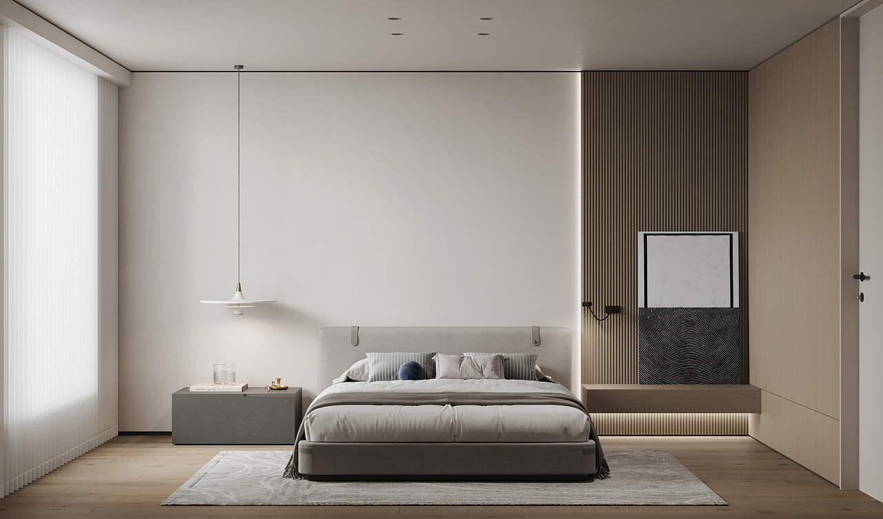 纳境视觉----现代简约别墅全套,这设计是真喜欢。