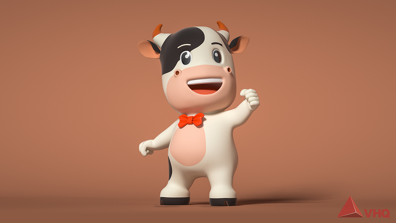 VHQ-C4D单帧作品集—小牛