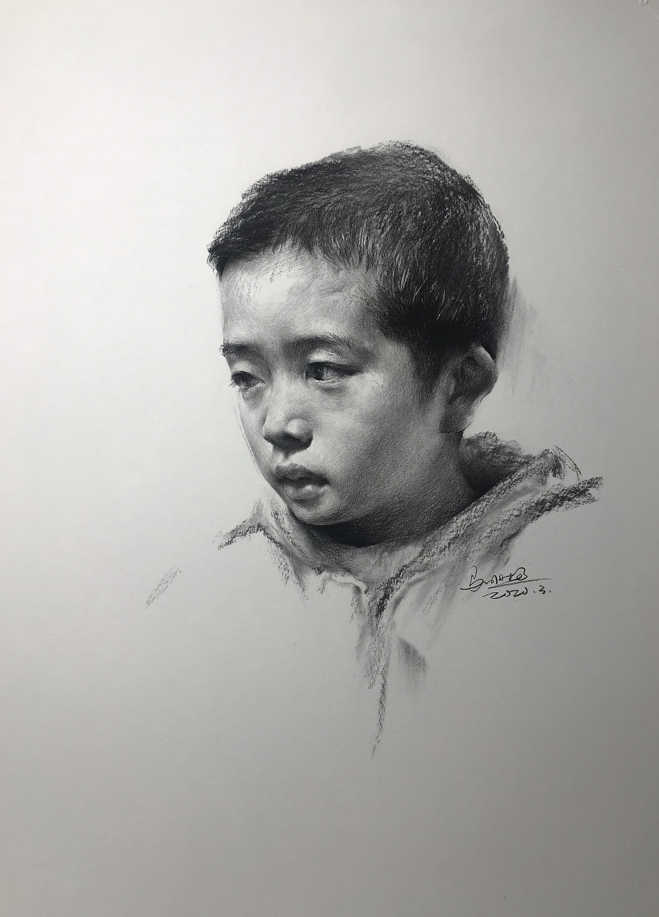 贵阳鲁轩美术马明扬素描作品