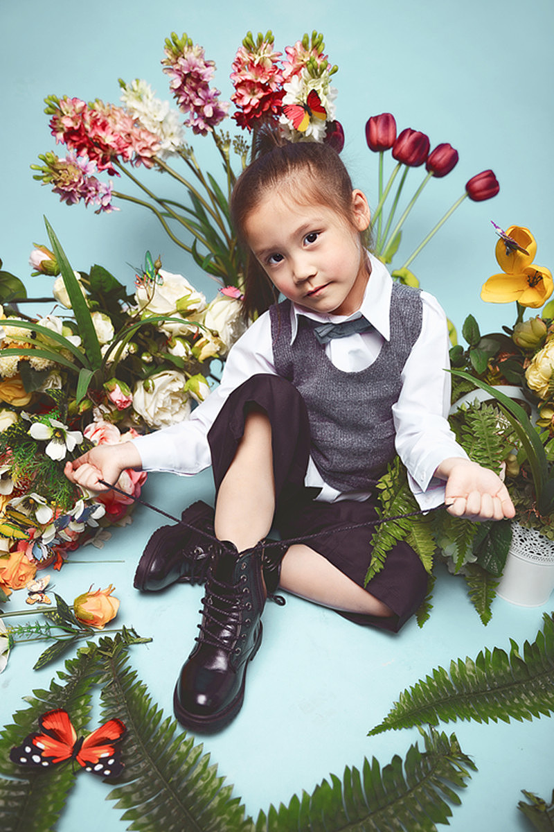 蓝鲸儿童摄影|周岁照赏析