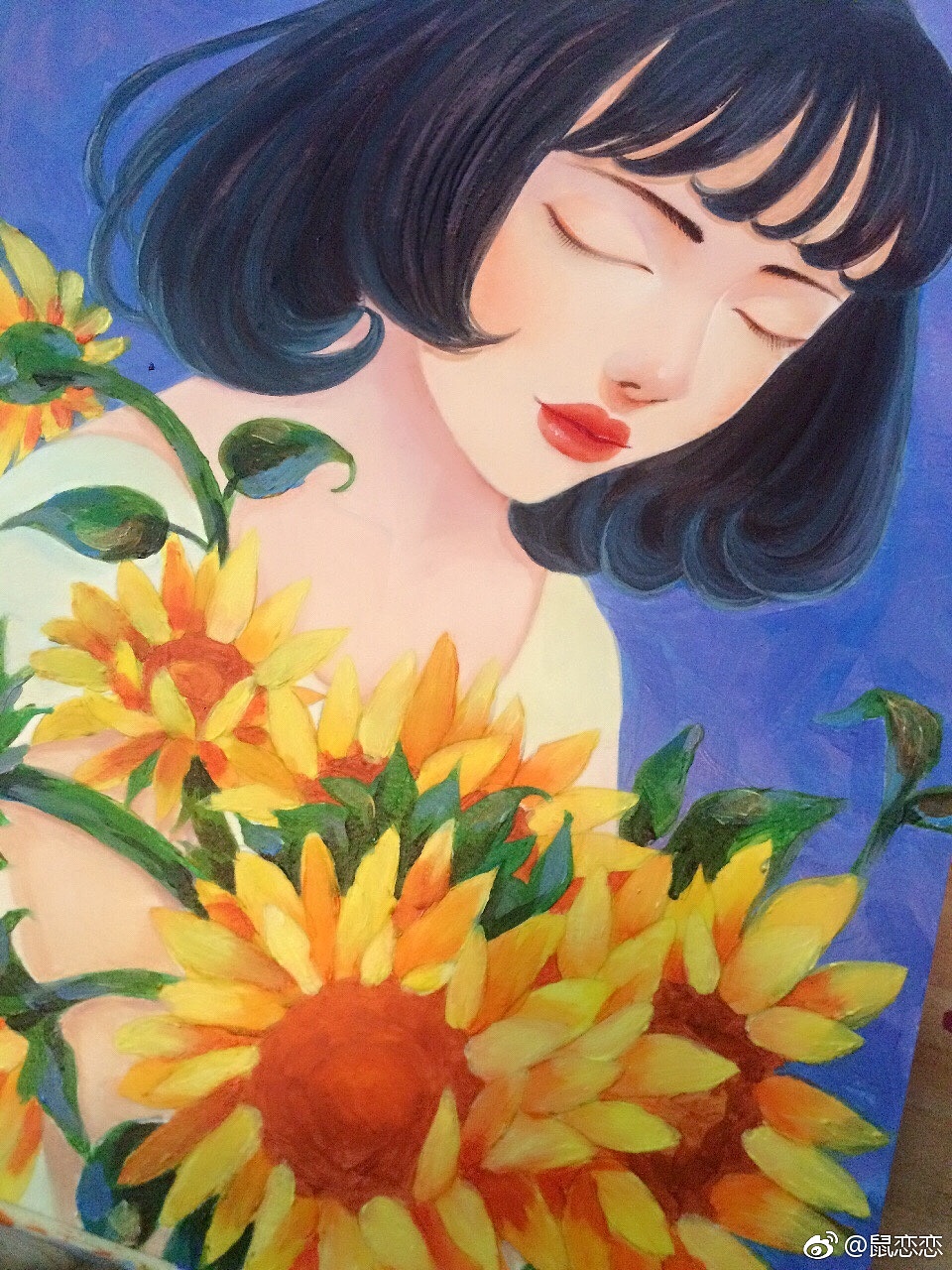 丙烯画第七幅|插画|艺术插画|尤砂乞 - 原创作品 - 站酷 (zcool)