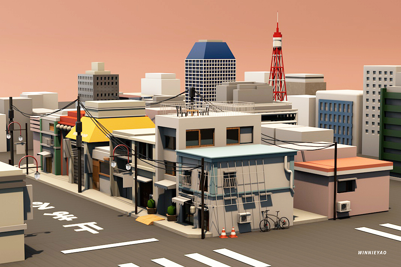 你好东京 hellotokyo | 城市建模练习