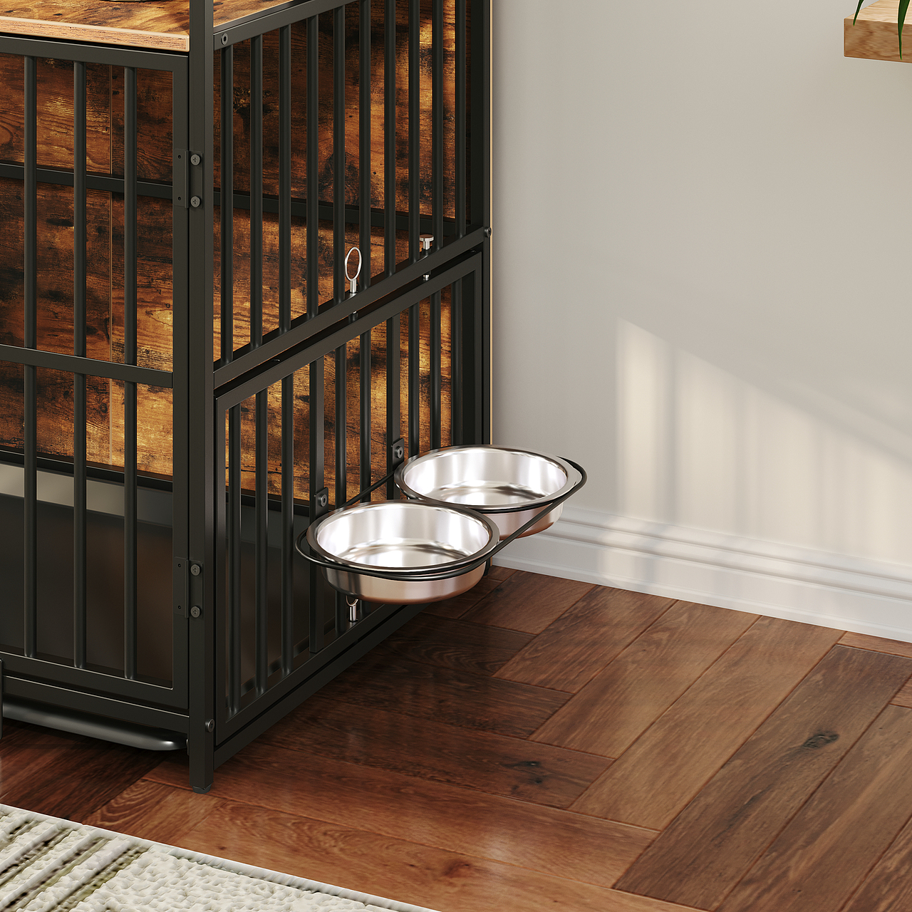 家具渲染-欧美狗笼