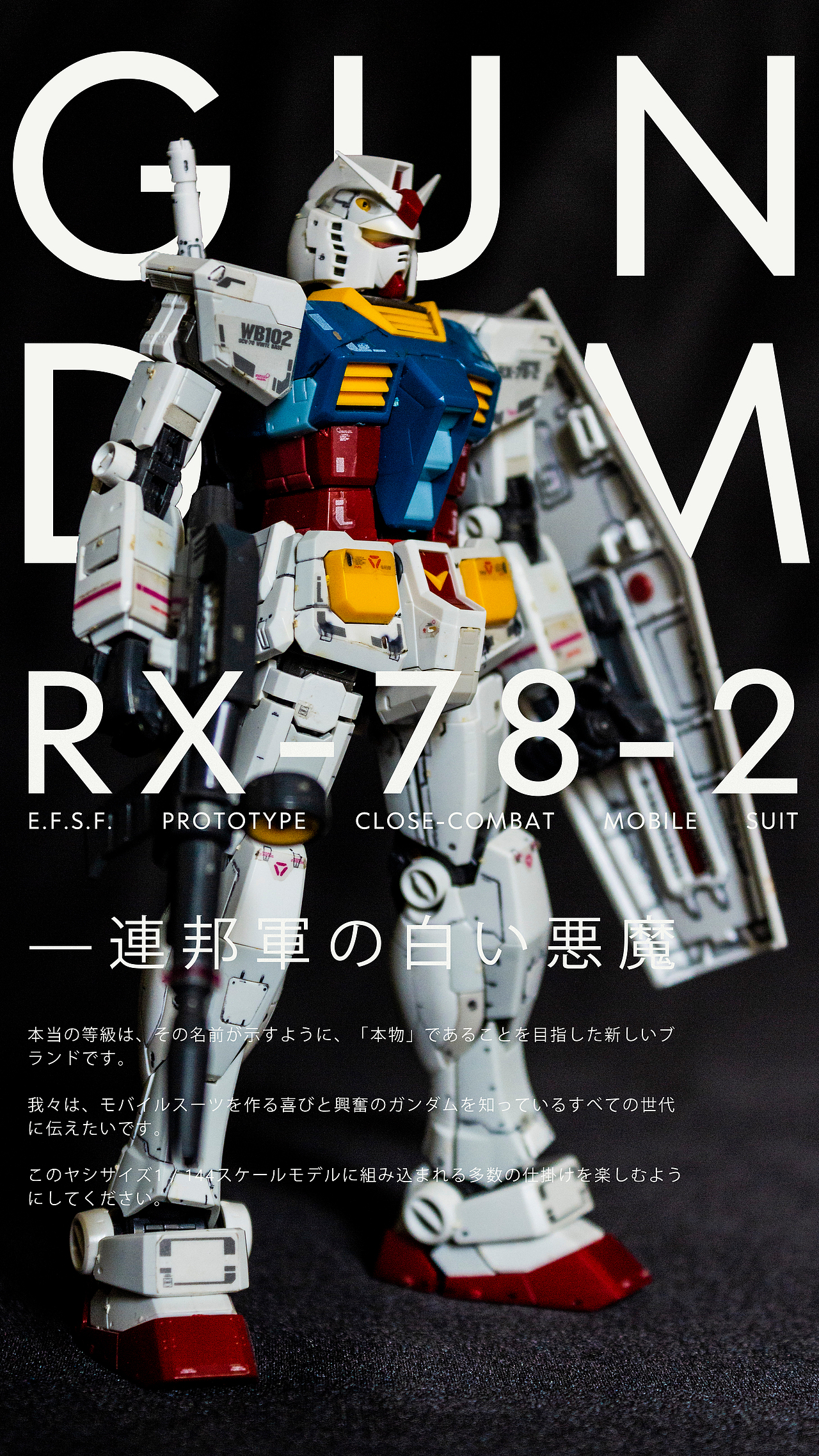 模型摄影-GUNDAM RX-78-2