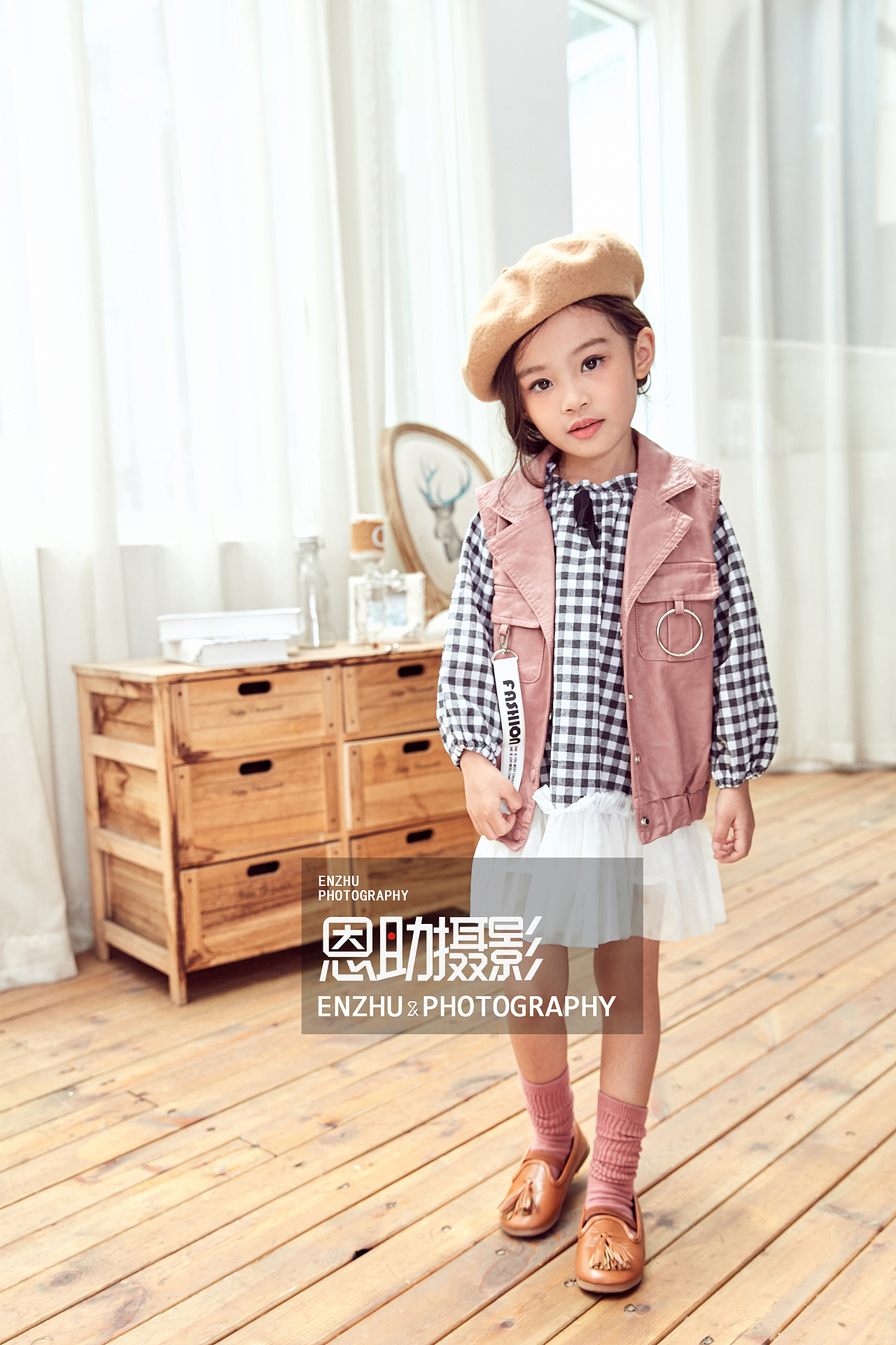 童装模特摄影服装拍摄