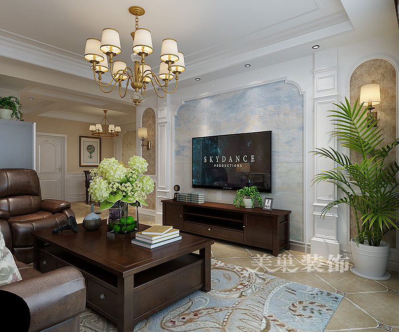 田园风格客厅布局