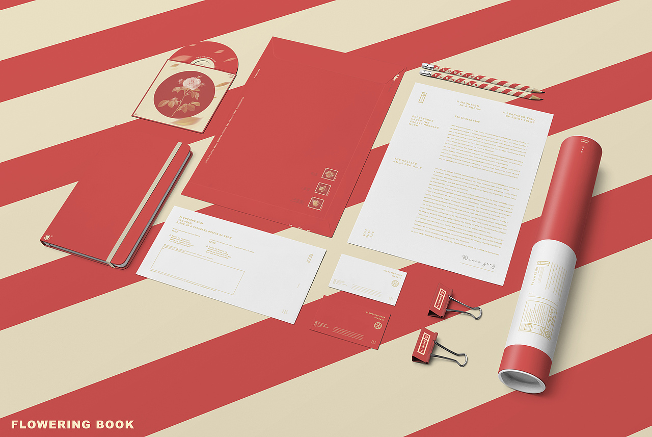 《 FLOWEING BOOK 》（图ZNjAzOTg3MjA=） - 品牌 - 站酷设计师I玲珑骰子I原创素材 - 站酷ZCOOL