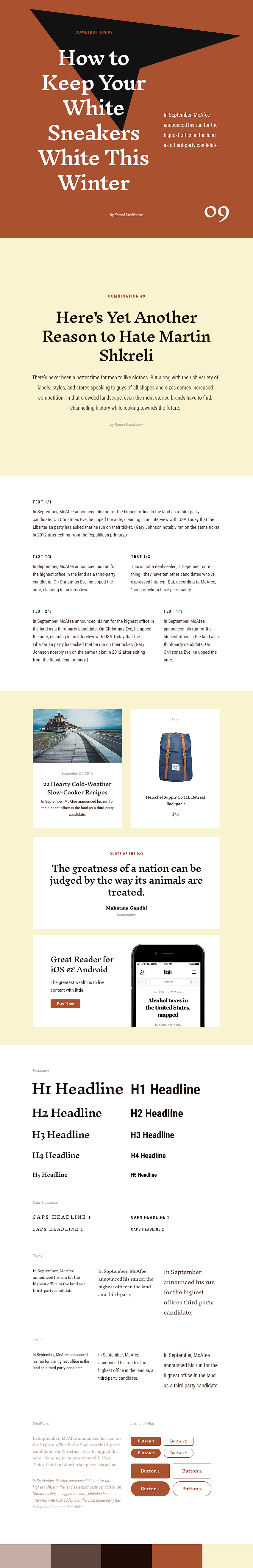 Font Combinations Kit   组合