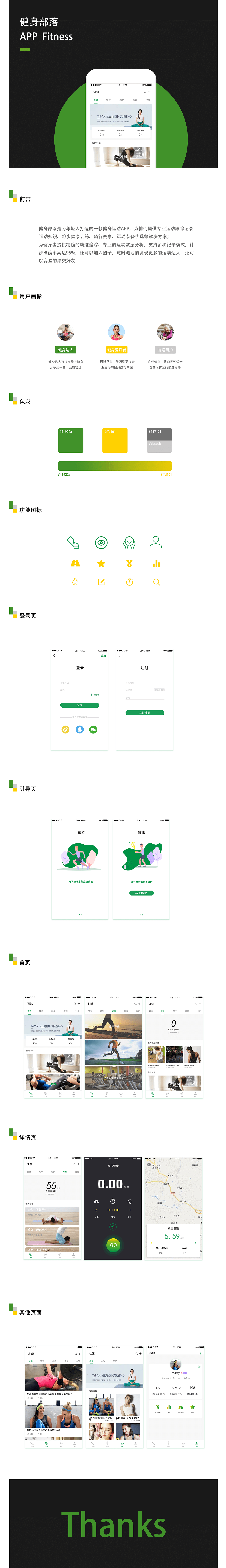健身APP（圖ZMTQzMDE0MjQw） - APP界面 - 站酷設(shè)計(jì)師大噗通鵝原創(chuàng)素材 - 站酷ZCOOL