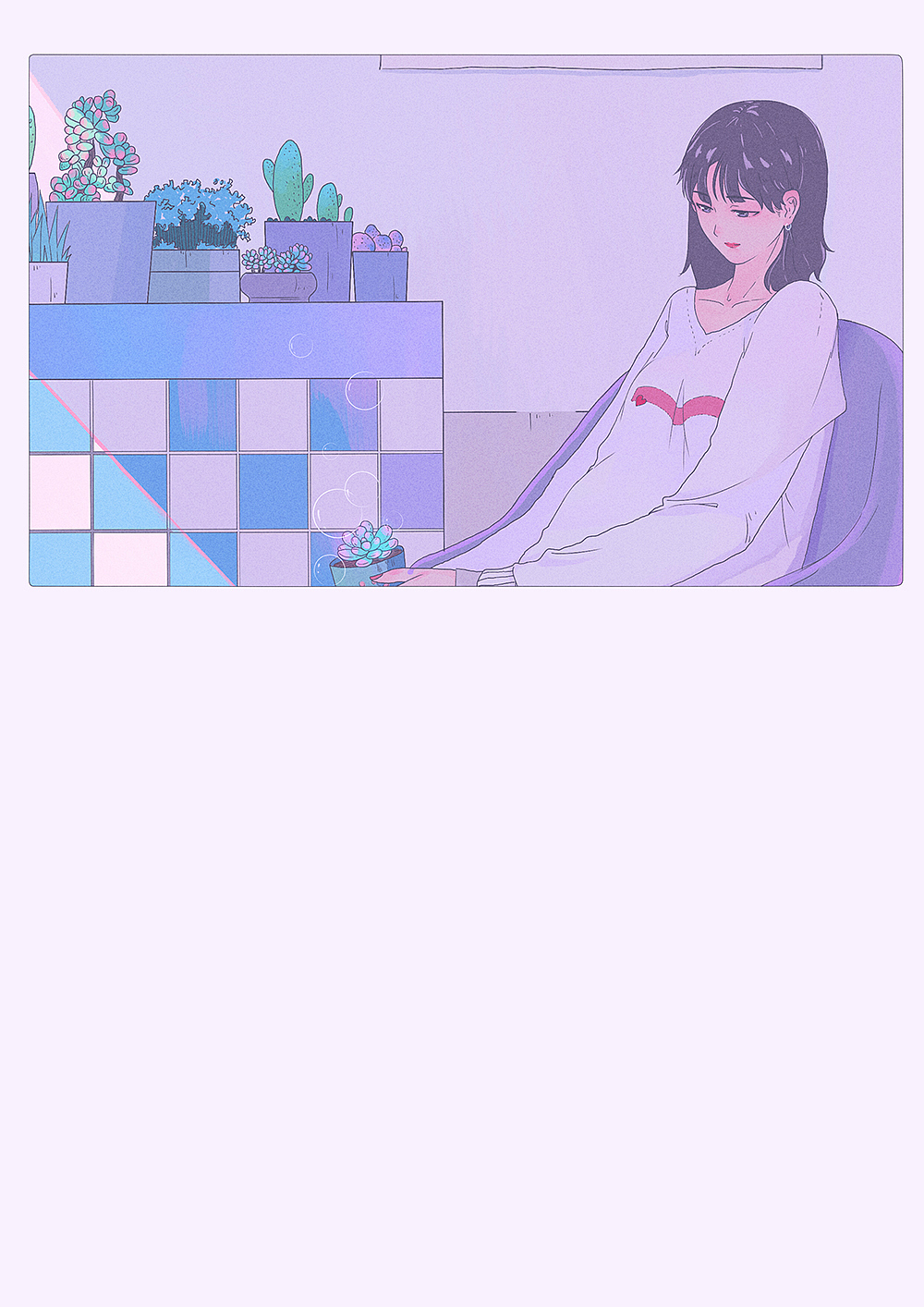 【插画】女孩的颜色（图ZMTU1OTc2Nzg0） - 商业插画 - 站酷设计师MORNCOLOUR原创素材 - 站酷ZCOOL