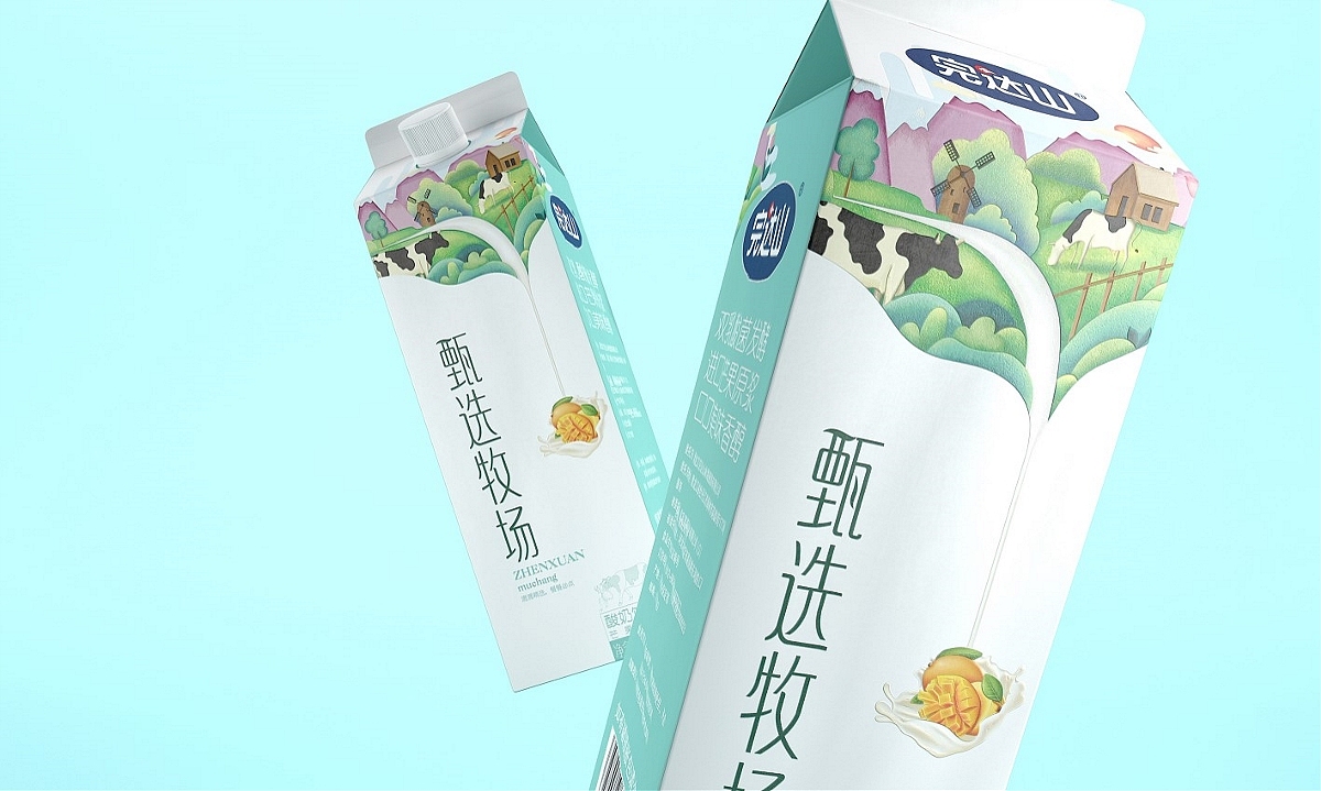 完达山甄选牧场——徐桂亮品牌设计