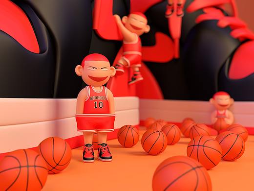 SLAMDUNK  X  C4D
