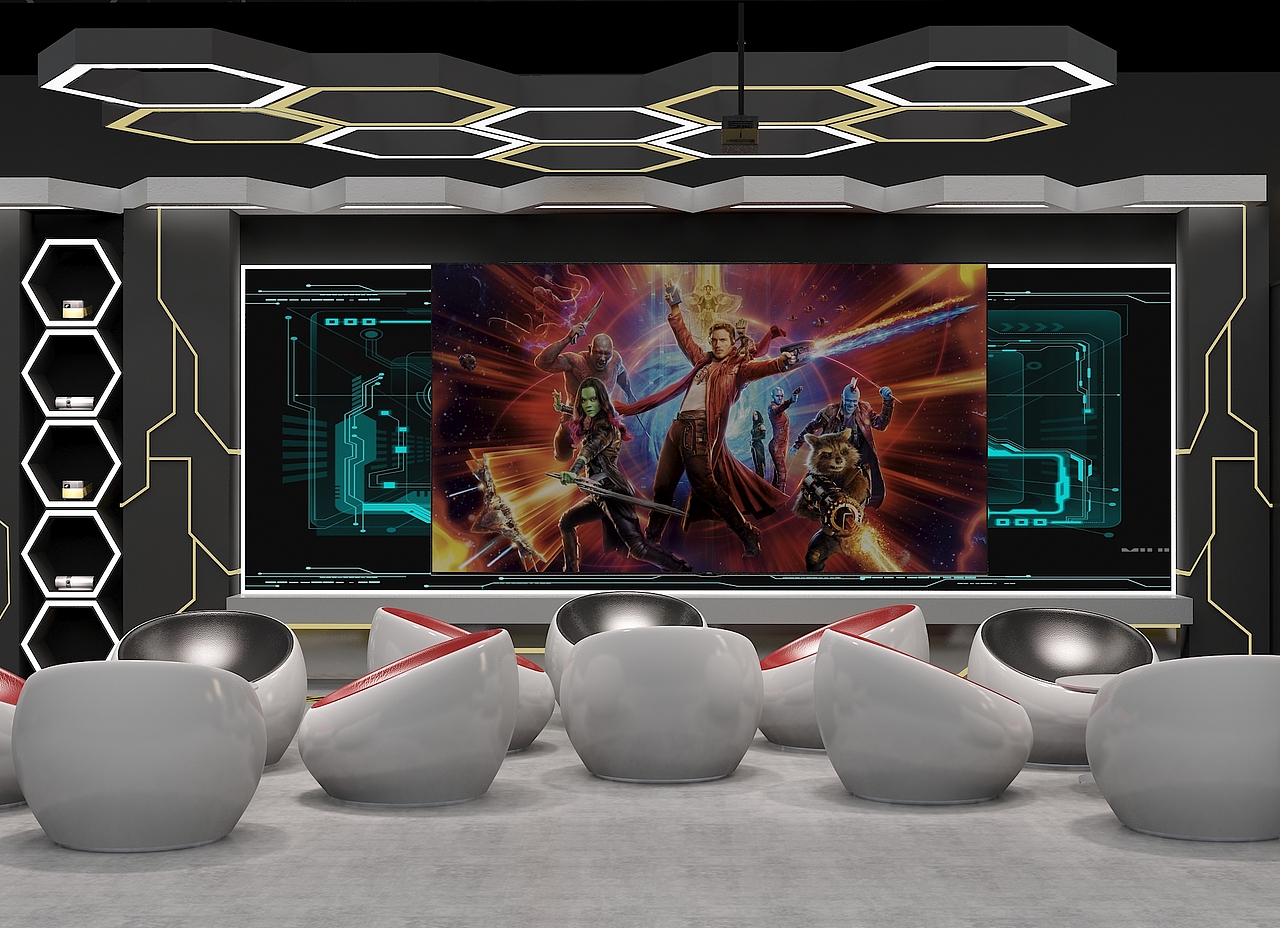 JMGO坚果激光电视零售空间初稿(电竞风格)