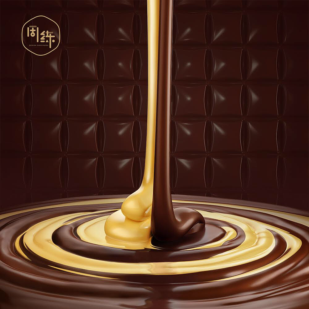 一周一练第六季第三周：C4D巧克力效果（图ZMTMxNTU1OTA4） - 人物/生物 - 站酷设计师一周一练原创素材 - 站酷ZCOOL