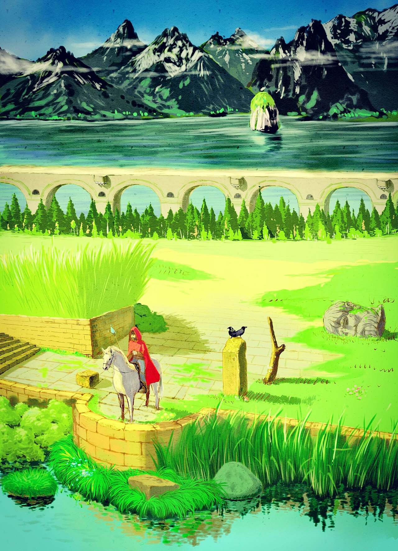 《荒凉的北陆～孤独的魔法师》（图ZMTk0MTQ3MjI4） - 概念设定 - 站酷设计师贪玩的小金原创素材 - 站酷ZCOOL