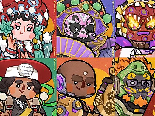 守望先锋巧鼠戏春Q版头像