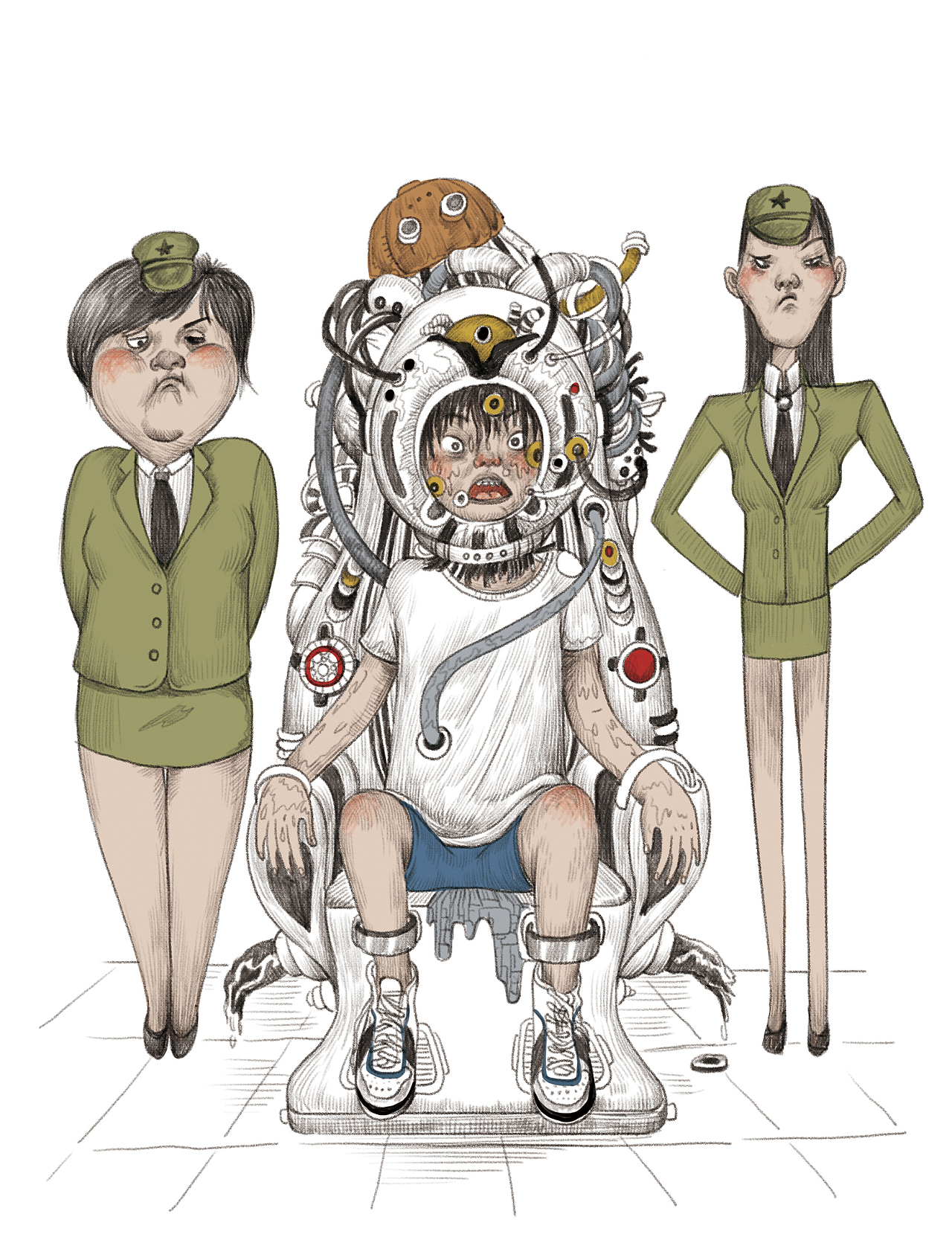 与作家杨鹏合作的插画（图ZMjE5ODk2MzQ4） - 儿童插画 - 站酷设计师谛缘花原创素材 - 站酷ZCOOL