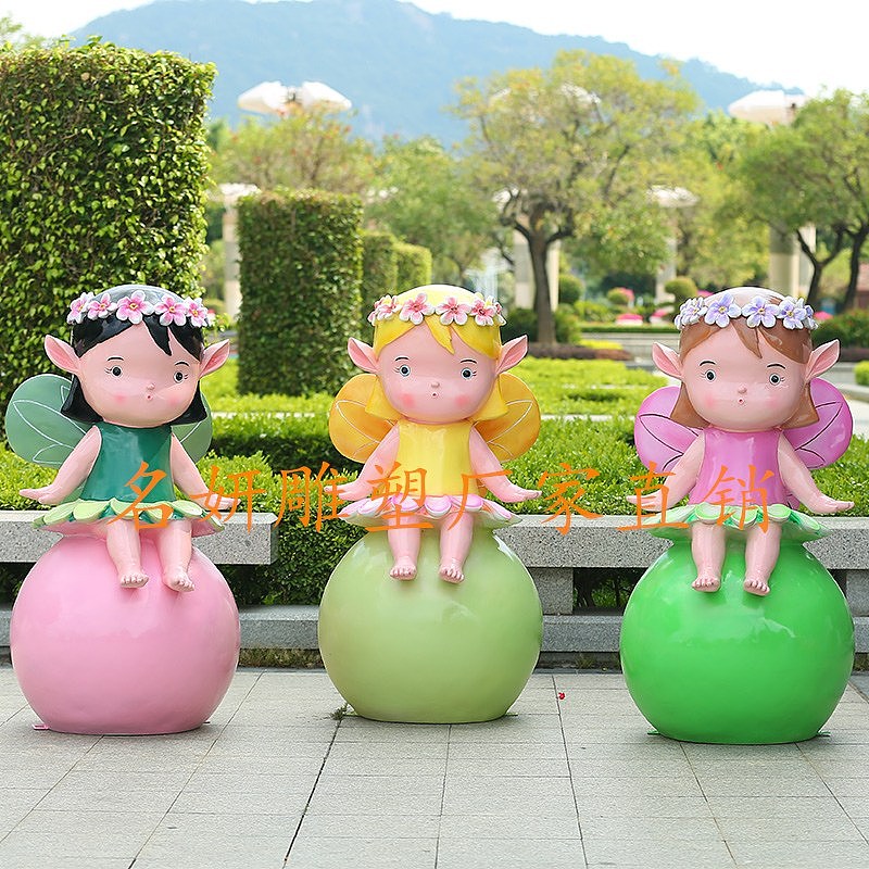 玻璃钢卡通小女孩雕塑幼儿园室内美陈娃娃造型塑像（图ZMjM3NzkxODcy） - 雕塑 - 站酷设计师美陈艺术雕塑原创素材 - 站酷ZCOOL