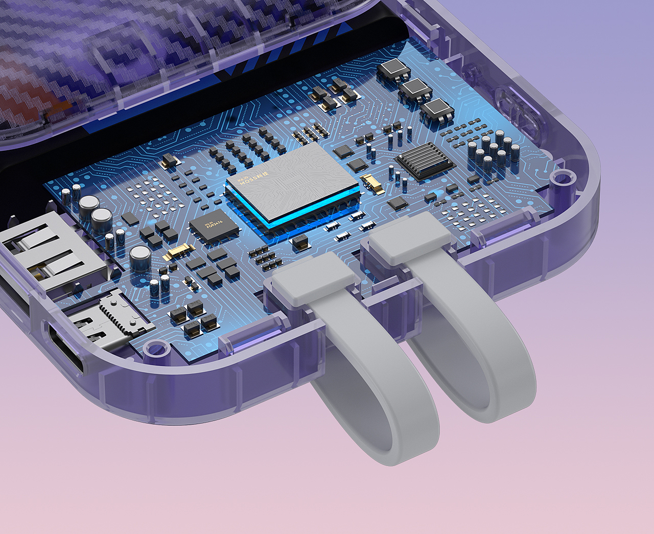 产品渲染_碳纤维纹理充电宝（图ZMzQ4NDc0Mjk2） - 产品 - 站酷设计师无为之道原创素材 - 站酷ZCOOL