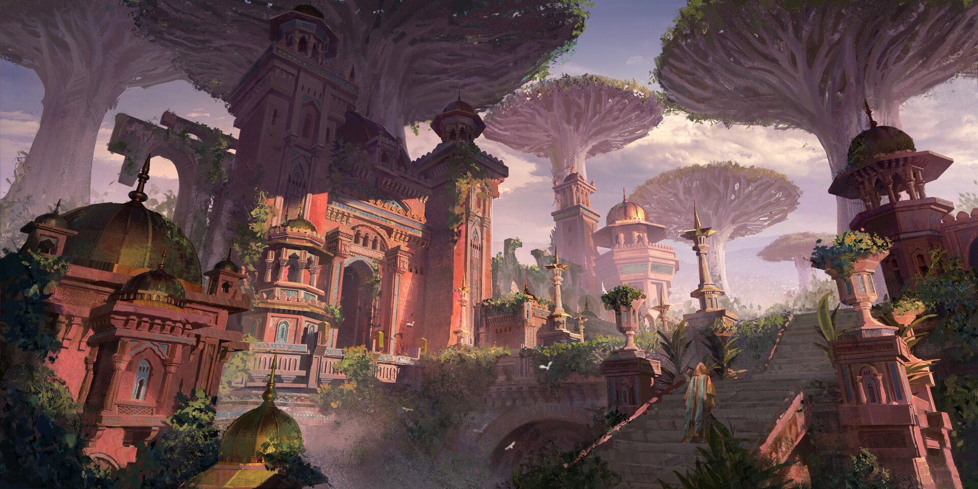 遗迹|插画|游戏原画|blacksheepi_原创作品-站酷(zcool)