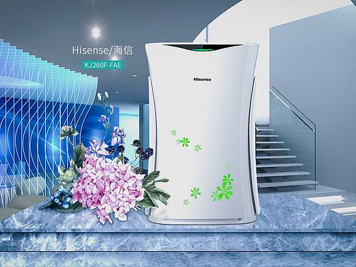 空气净化器海报