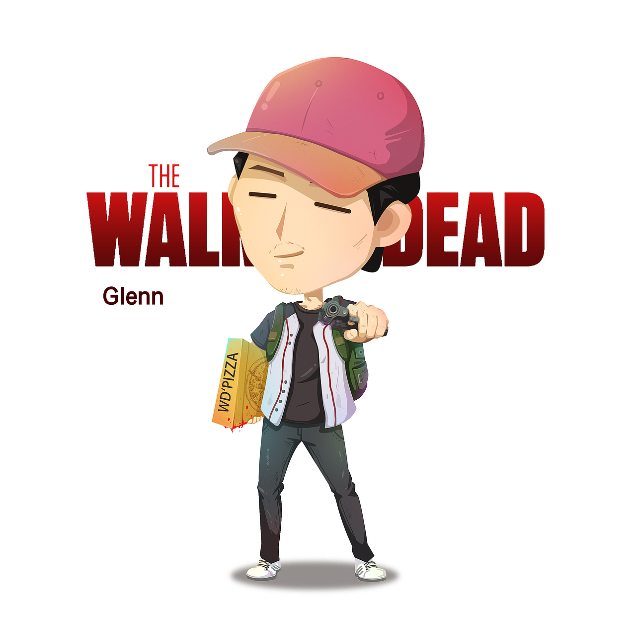 《行尸走肉》角色卡通形象THE WALKING DEAD