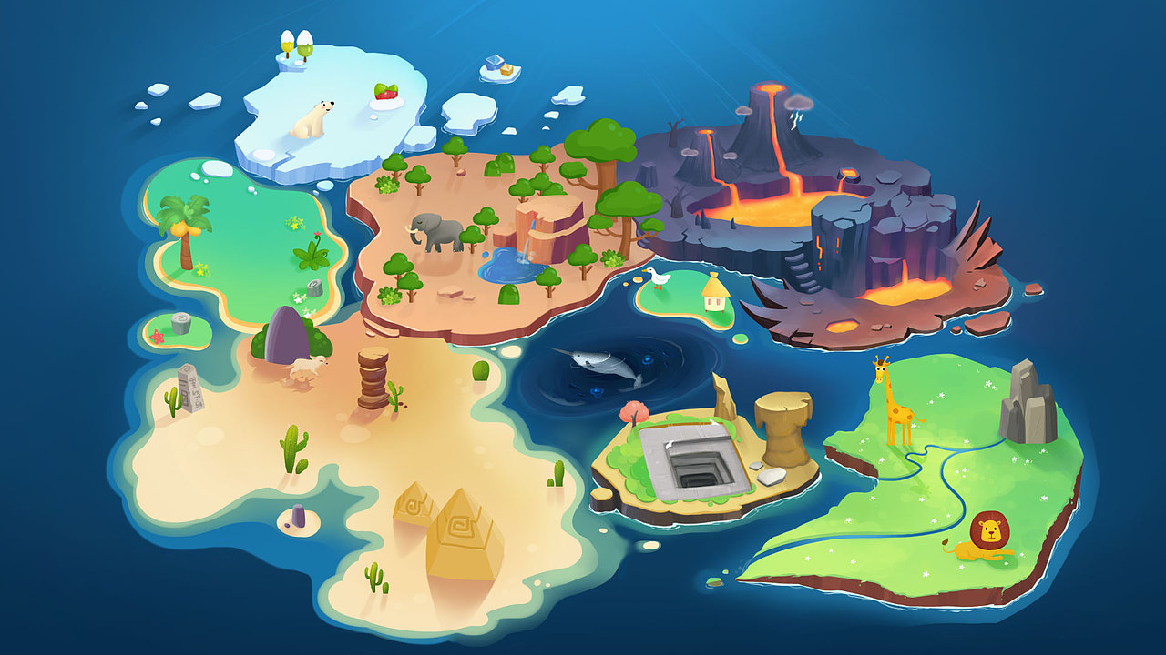 游戏登录地图入口