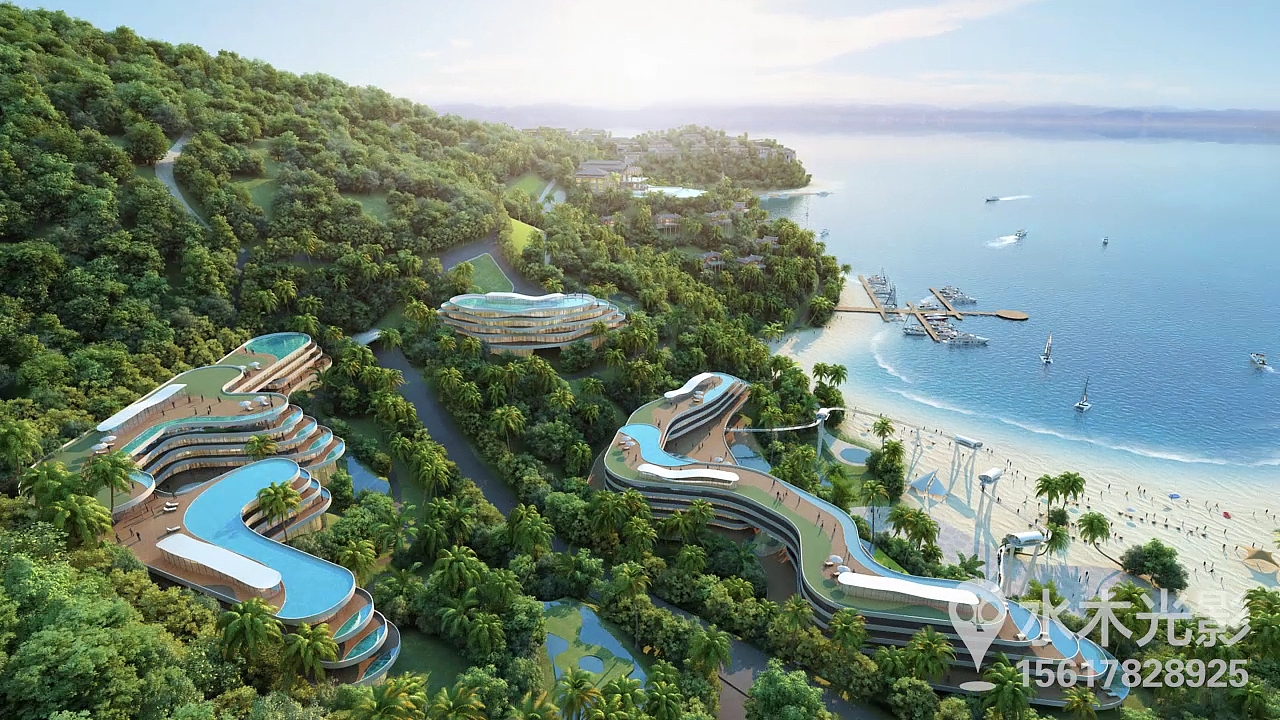 苍南霞光风景渡假区宣传片 建筑动画 地产宣传片