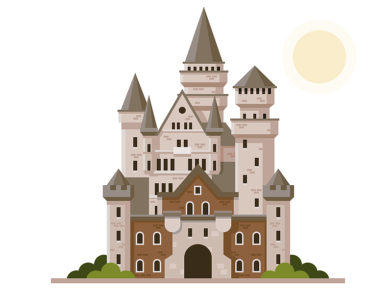 Scott Tusk画的天鹅堡