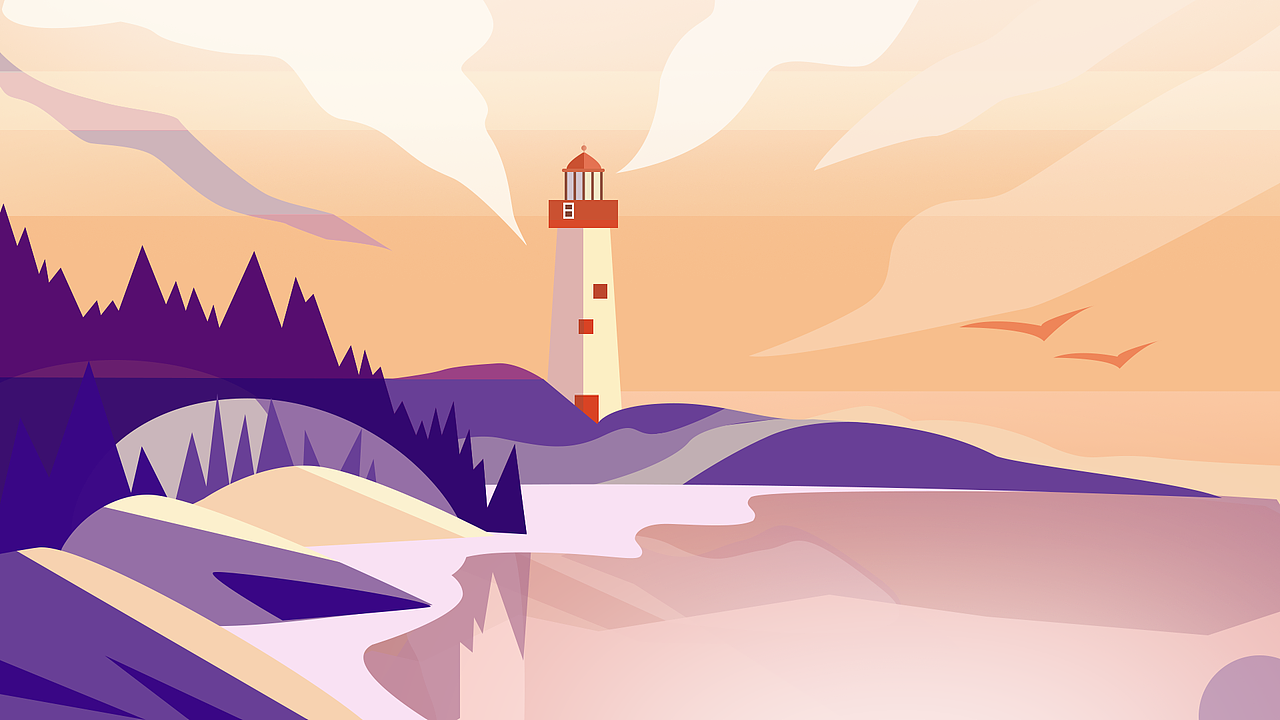 CALM-ZEM自然系列风景插画（图ZMjIwMTIyODY0） - 商业插画 - 站酷设计师P0164089原创素材 - 站酷ZCOOL