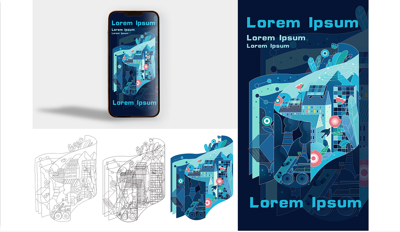 插画作品集（图ZMzA2NDg3OTc2） - 商业插画 - 站酷设计师奇尔洛原创素材 - 站酷ZCOOL