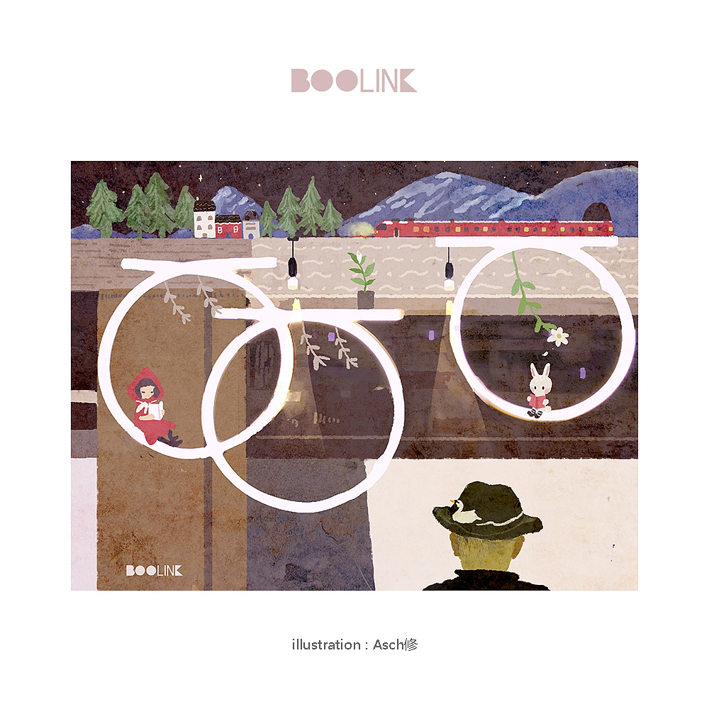 Boolink书店插图设计(图ZODU2MTE1MDg=) - 商业插画 - 站酷设计师Asch修原创素材 - 站酷ZCOOL