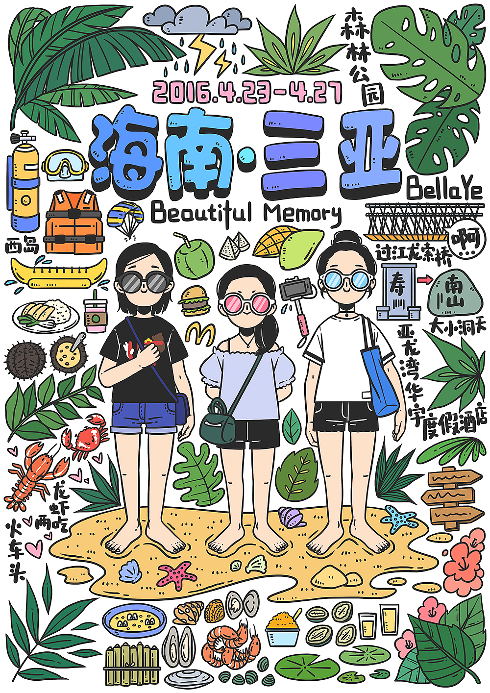 2017小画儿总结（图ZMTAxNDc1NTA0） - 创作习作 - 站酷设计师叶贝拉原创素材 - 站酷ZCOOL