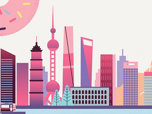 食味上海-甜（个人主页-ZMzU4ODEwMjA=） - 艺术插画 - 站酷设计师songyu12原创素材 - 站酷ZCOOL