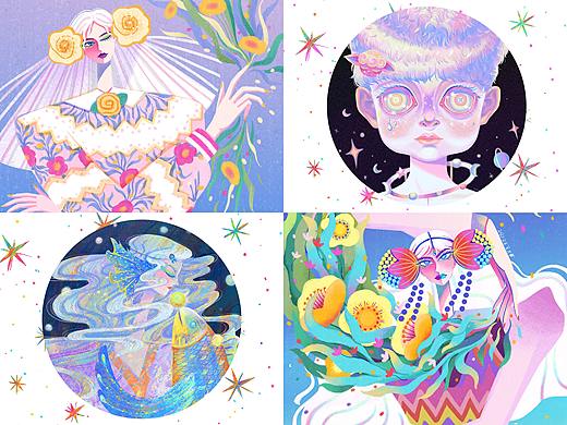 2020报班职业插画师养成班(（张王哲老师）作品合集