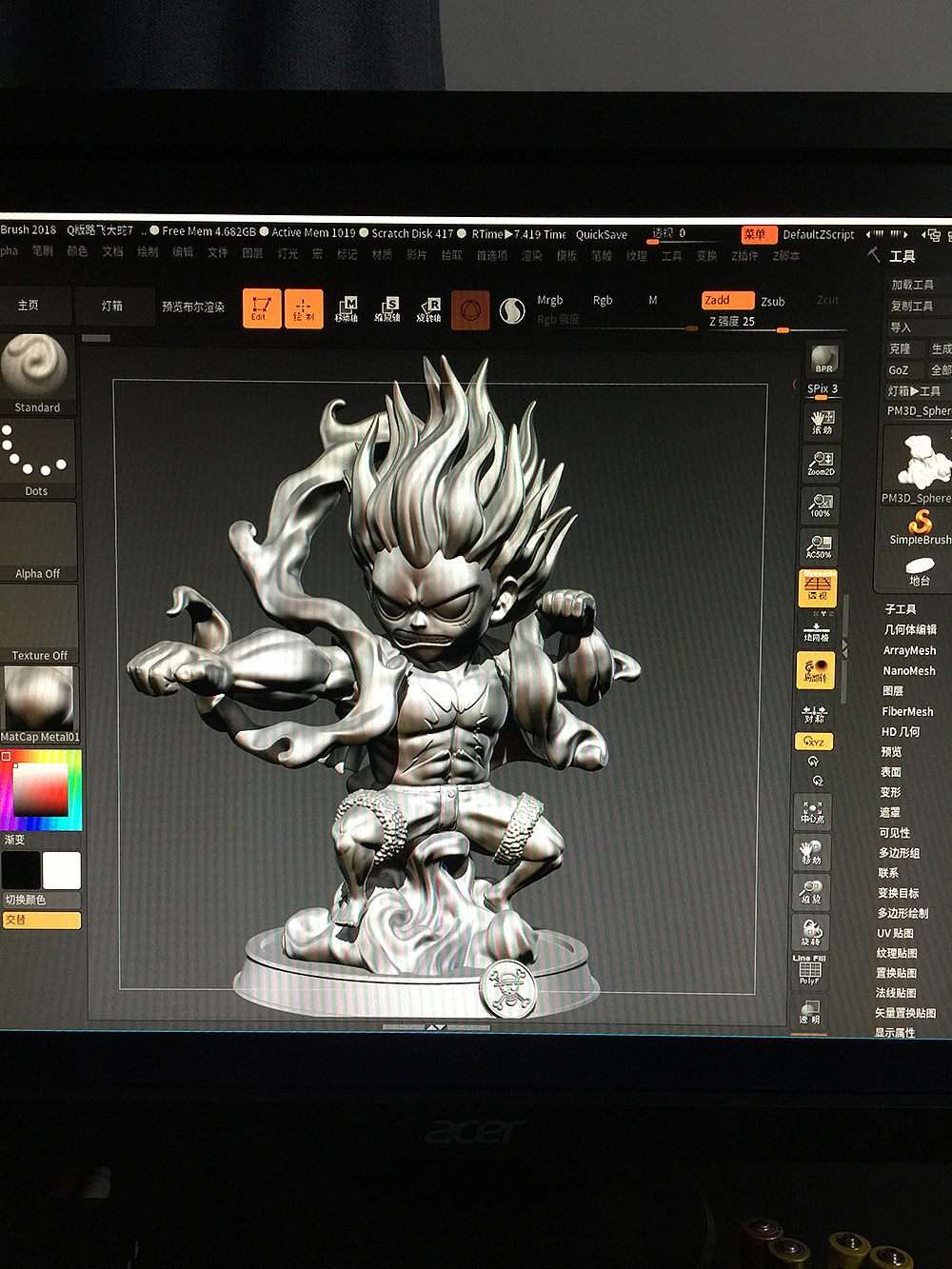 动漫周边-Q版路飞大蛇制作分享（图ZMTU3NjgyMzc2） - 动画/影视 - 站酷设计师RX食梦者原创素材 - 站酷ZCOOL
