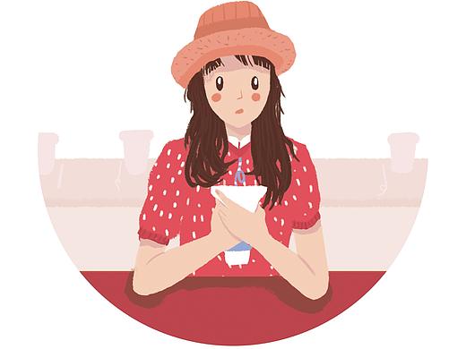 插画海报（饮品店）