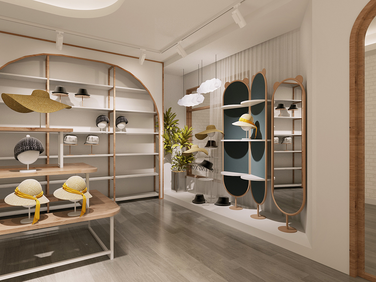 零龄熊帽子样品展示厅