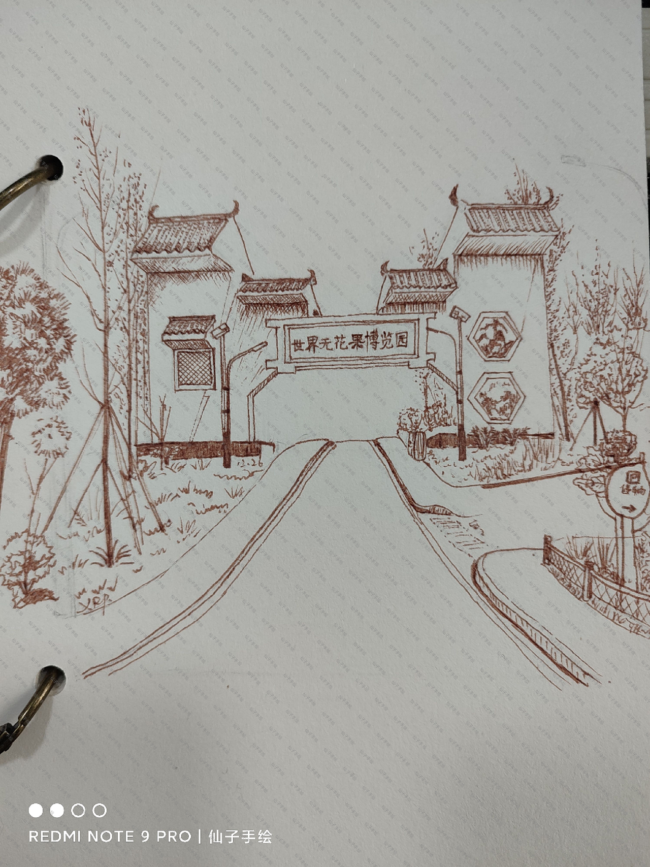 风景速写（图ZMjkwNTI0MzYw） - 绘画 - 站酷设计师冰晶仙子原创素材 - 站酷ZCOOL