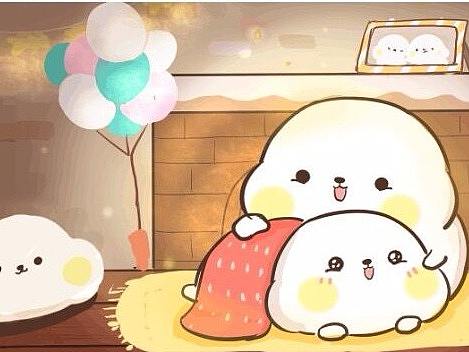微信表情 ▏小海抱hibo-敲软敲Q弹蜜桃屁，Duang~
